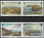 1986 Isle of Man Sg 317/320 Europa. Nature and Environmental Protection MNH