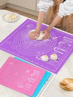 Large Baking Mat Non Stick Silicone Pastry Kneading Rolling Fondant Cake Dough