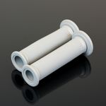 Renthal G147 Motorcycle Motorbike Road Race Grips Short Full Diamond Soft - Grey