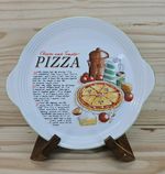 Rayware Pizza Dish With Cheese And Tomato Recipe.  101707 Sh9