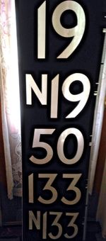 LONDON TRANSPORT BUS BLIND ARRIVA BRIXTON GARAGE SMART BLIND