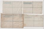 QV  4 x Mint Unused Registered Envelopes. Huggins RP2 & RP6.