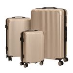 Suitcase set Travel luggage Hard-shell plastic suitcase Holiday 3-piece set