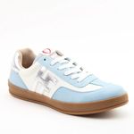 Heavenly Feet Blue White Silver Madison Cool Trainers