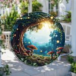 Dreamy Tree Of Life Suncatcher Stained Glass Effect Hanging Window Garden Decor