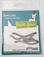 Lawn Fawn Sandy beach accents Dies Destash Craftroom clearout