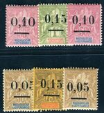 Madagascar 1902 Yvert 52-55 ** MNH with Type I, II (F4379