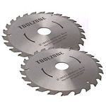 Circular Saw Blades 250mm Tct 40 & 60 Teeth With Adapter O Rings Chop 2PC