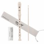 EASTTOP 8 Holes Ivory Soprano Recorder Flute Baroque Musical Instrument New Gift