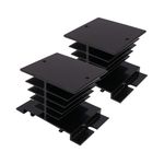 Tiardey 2PCS Solid State Relay heatsink Aluminum Heatsink for SSR 25DA/10DA/40DA