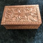 Antique Carved Rosewood Box