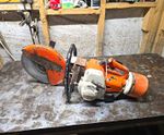 STIHL TS 350 Petrol Concrete Cut-Off Saw Orange/White/Black Used