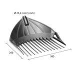 Large 3-in-1 Farm Garden Shovel for Lawn Stable Beds Paths – without handle