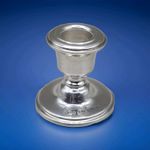 Tiny Sterling Silver Filled Candlestick by W S Birmingham 1988