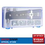 170Pcs Rivet Nut Kit Rivnut Nutsert  Kit Riveter Gun Heavy duty  M3- M8
