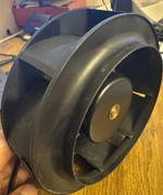18cm Centrifugal Fan. 48V. With Speed Control. Good Working Order