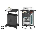 Computer Tower Stand PC Tower Stand Mobile Computer Cart Mobile CPU Holder