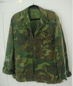 Vietnam war ERDL Alpha Original combat slanted pocket jungle camo jacket USMC