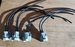 Ford transit injector plug connector set mk7 2006-2013 wired 20cm
