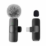 Wireless Lavalier Microphone 360° Omnidirectional Type-C Mic Phone Video Vlog