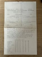 PIONEER SCOUTS v WYCOMBE WANDERERS - RARE PROGRAMME - CHESHAM MC F- 27/03/1965