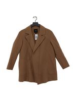 Theory Women's Coat XS Tan Wool with Cashmere Overcoat