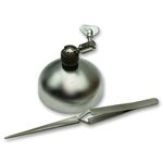 Third hand adjustable tweezers holder stand base negative locking tweezers 3rd