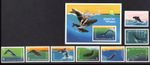 M29015 Turks & Caicos Is 1983 Whales Set X8 +m/s UMM Sg 745/53 Cat £34.75
