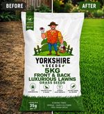 5kg Front & Back Luxurious Lawns Grass Seed - High Quality - Hard-Wearing
