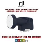 Inverto Premium Quattro 0.2dB PLL Technology LNB  ULN+ HD 4K for Multiswitches