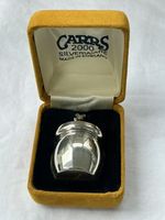 VINTAGE CARRS 2000 OF SHEFFIELD HALLMARK 925 SILVER TEDDY BEAR TOOTH FAIRY POT