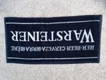 Cotton Bar Drip Mat Branded WARSTEINER.  48cm X 24cm.
