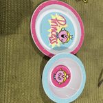 Mr  Men Pink 3 Piece Tableware Set Girls