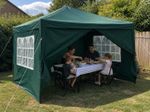 All Seasons Gazebos 3mx3m Heavy Duty Waterproof Pop up Gazebo 4 Side Walls