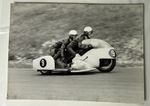 HELMUT  FATH  -  WOLFGANG  KALAN     - MOTORCYCLE RACERS -   VINTAGE  PHOTO
