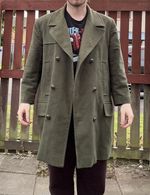Abbyshot 11th Doctor Green Peacock Army Coat Size XL