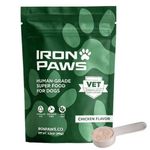 Iron Paws Human-Grade Superfood For Dogs, Premium Greens Powder Supplement
