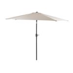 Alfresia 2.7m Round Parasol, Push Button Tilt, Crank Handle, Choice of 5 Colours