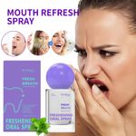 Oral Spray Mouth Freshener Fresh Long Lasting Minty Eliminates Bad Breath 20ML