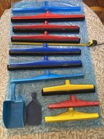Job Lot Of Used Squeegee Blades Scoop Foam Large small Commercial Heavy Duty