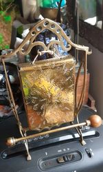 Vintage Townshend Ltd Brass Arts & Crafts 1914 Dinner Gong. With Striking Hammer
