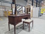 Stag Minstrel Dressing Table with mirror and stool