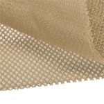 0.5x1.45M Speaker Grill Cloth Light Khaki for Audio Polyester Fiber Mesh