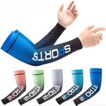 1/4Pairs Cooling Arm Sleeves Cover UV Sun Protection Outdoor Sports For Men Wome