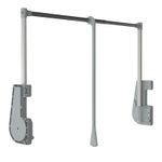 Pull Down Wardrobe Lift 15KG Heavy Duty With SOFT CLOSE Clothes Hanging Rail