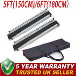 Pair 6ft / 5ft long Telescopic Ramps - Longer Lip for Loading over Car Bumpers