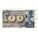 [#332115] Banknote, Switzerland, 100 Franken, 1965, 1961-01-21, KM:49g, AU(55-58
