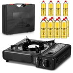 Portable Camping Stove Case Butane Gas Outdoor Cooker Single Burner BBQ Cooking