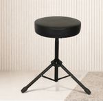 Adjustable Folding Guitar Keyboard Music Drum Stool Piano Chair Padded Seat