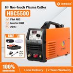 HITBOX Air Plasma Cutter HF Non-Touch Pilot Arc 55Amp 220V Cutting Machine 2T/4T